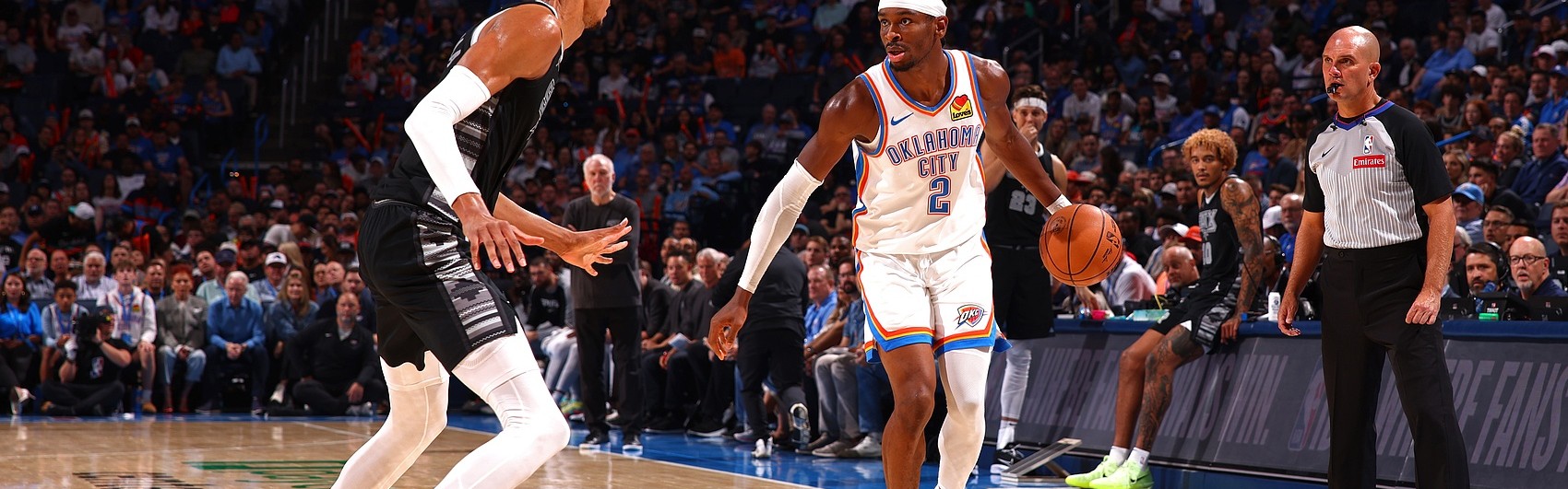 体育娱乐-张佳玮：切特远射都被文班送出底线 SGA小打大雷霆队史仅一人可比